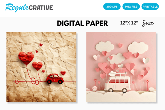 Download Valentines Day Love Pink Digital Paper - Valentines day Collection