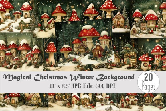 Download Magical Christmas Winter Background - Premium Resources