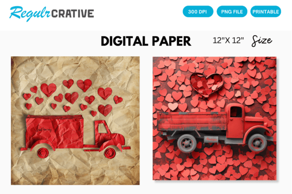 Download Valentines Day Love Pink Digital Paper - Valentines day Collection