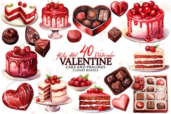 Download Valentines Day Cakes &amp; Pralines Boutique - Valentines day Collection