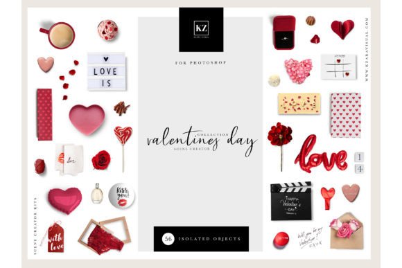 Download 31_Valentines Day Scene Creator - Valentines day Collection