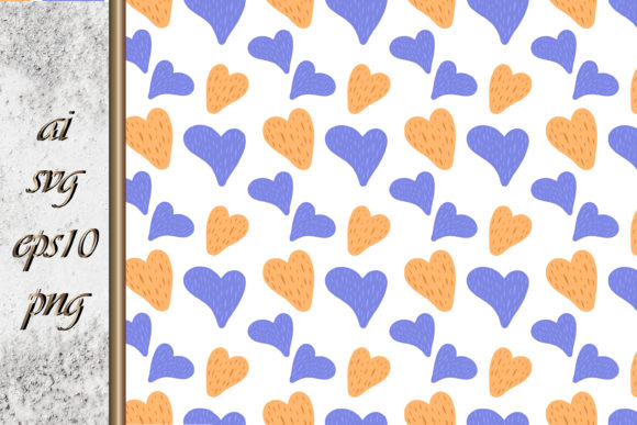 Download Boho Heart Seamless Pattern Vector - Boho heart Collection
